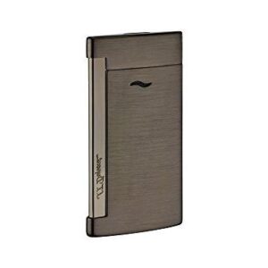 DUPONT LI SLIM 7 BRUSHED GUN METAL